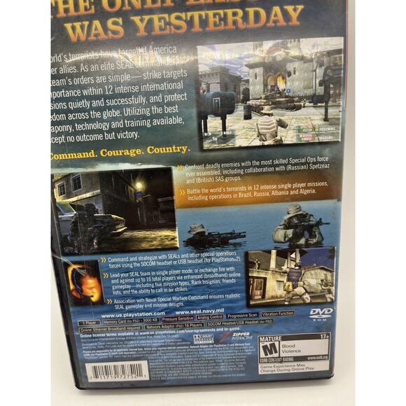 SOCOM 2 US Navy SEALS Greatest Hits PS2 PlayStation 2 CIB w Manual Tested Works - Picture 3 of 7